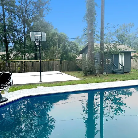 Tranquil Escape With Pool And Casita. Pet Ok. Spring Tx Villa Exterior photo